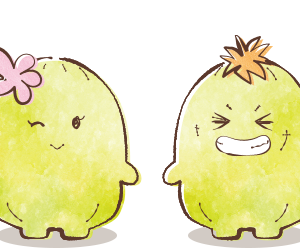 さぼてんイラスト